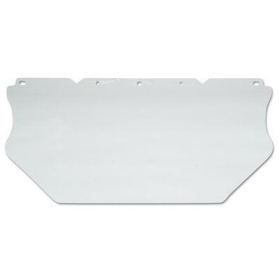 V-Gard Accessory System General Purpose Visor, Anti-Fog, Anti-Scratch, Clear, 18 in L x 10-3/8 in H | Bundle of 2 Each