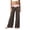 Coffee, variant on Girls Wide Leg Casual Pants Fold Over Polka Dot Patchwork Waist Loose Fit Trousers Kids Daily Vacation Soft Stretchy Long Pants(Coffee,7-8 Years)