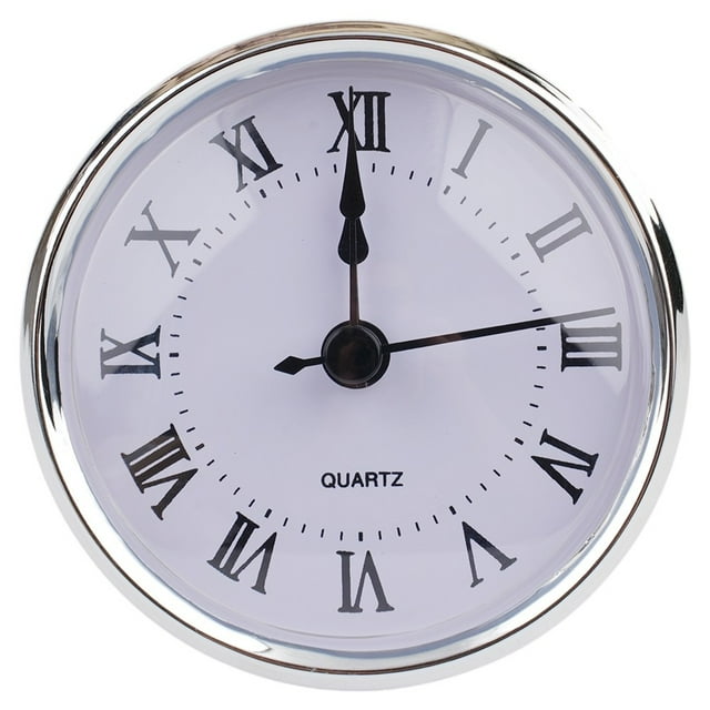 80MM Quartz Clock Inserts Movement Mechanism Replacement Roman Arabic Numerals