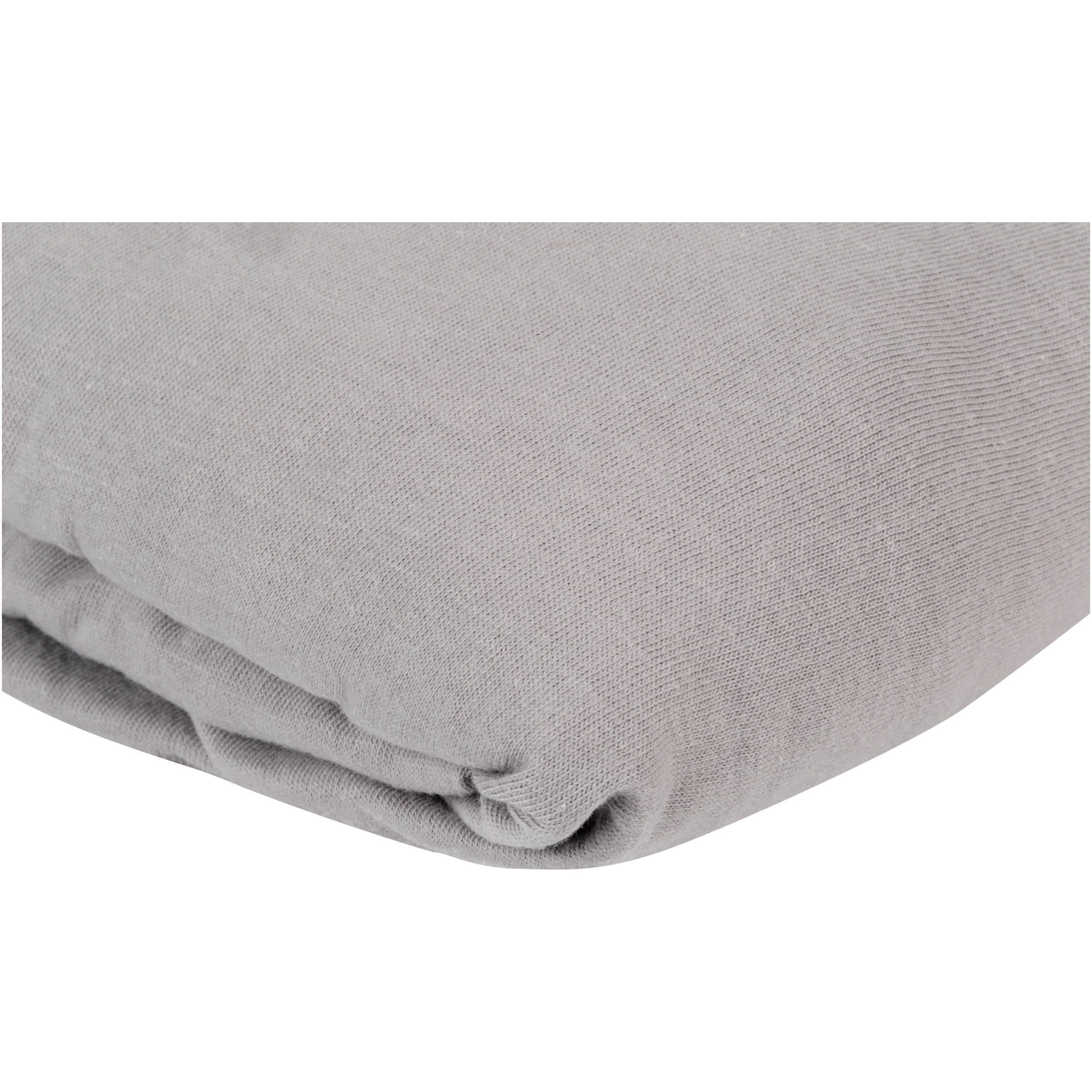 TL Care 100% Natural Cotton Fitted Crib Sheet 52" x 28" - Soft, Breathable, Hypoallergenic & Gentle Toddler Bed Sheet, Gray, Neutral for Boys & Girls