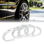 BAGUER 4pcs 67.1 to 60.1 mm Aluminium Alloy Car Hub Centric Rings Wheel Bore Spacer