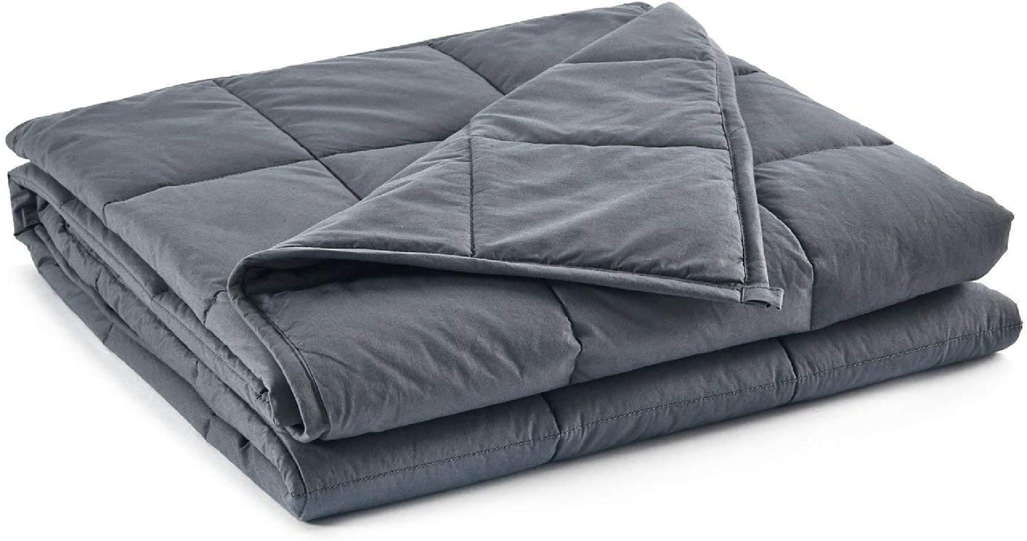 King Size Weighted Blanket 80''x90'',15lbs for Single or Double