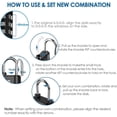 thumbnail image 4 of 2 Pack TSA Approved Travel Luggage Locks, Combination Lock Alloy Body, Metal Keyless 3-Digit Padlocks, TSA Accepted Compatible Padlock for Gym Locker, Golf Bag Case, Backpack, Black-by GIVERARE, 4 of 8