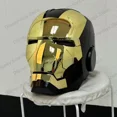 thumbnail image 3 of Figura de acción de Iron Man Tony con casco eléctrico de varias piezas, apertura y cierre, control por voz en inglés, 1:1, para llevar en el abdomen, juguetes, muñecos, regalos, 3 of 5