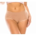 thumbnail image 2 of Women's Cotton Blend Lingerie Briefs Shorts Underwear Boyshorts Multicolor 12 Pack (XL), 2 of 3