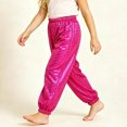 thumbnail image 4 of Ltctricy Toddler Girls Boys Sequin Pants Kids Sparkly Dance Pants Elastic Waisted Jogger Pants Fall Clothes(Hot Pink,3-4 Years), 4 of 5