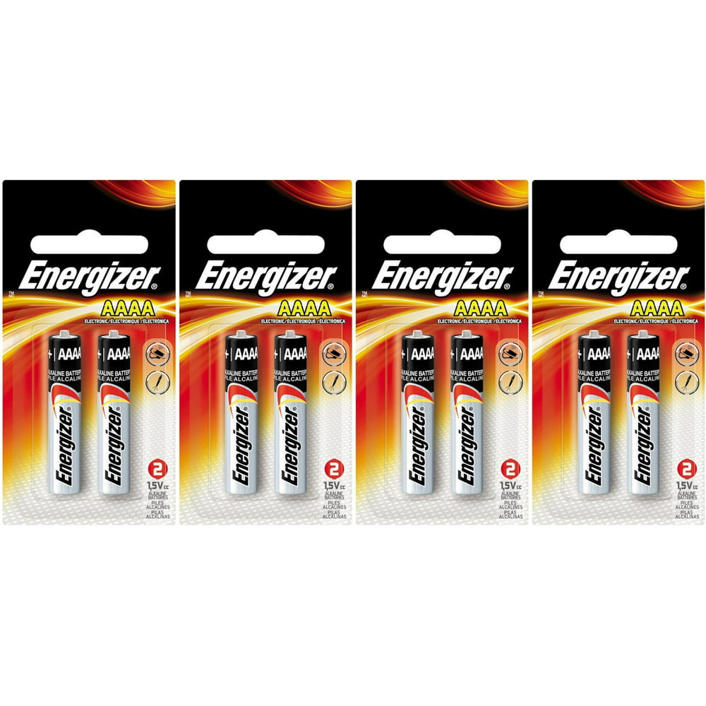 Energizer Max AAAA 8 Batteries 