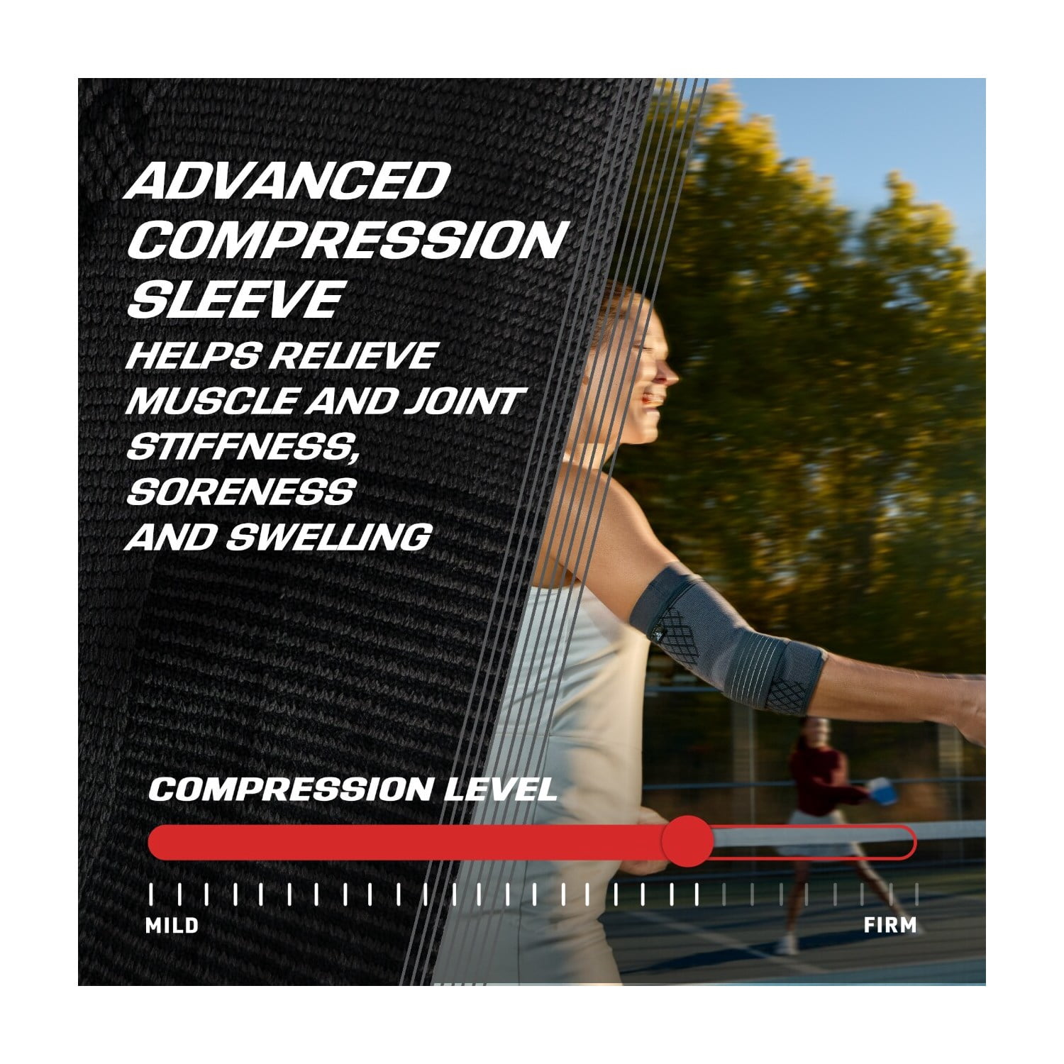 ACE Brand Flex Comfort Compression Elbow Sleeve, One Size, 1 Support