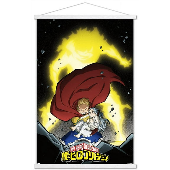 My Hero Academia: Season 4 - Mirio Visual Wall Poster with Magnetic Frame, 22.375" x 34"