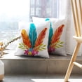 thumbnail image 6 of LALILO Throw Pillow Covers Watercolor Boho Bouquet Feathers Cushion Cover 18" x 18", 16 Pack, 6 of 6