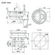 thumbnail image 3 of Tirador al Ras de Aleación de Zinc para aplicaciones de vehículos recreados, Marinos y de Las Emarazadas, 3 of 7