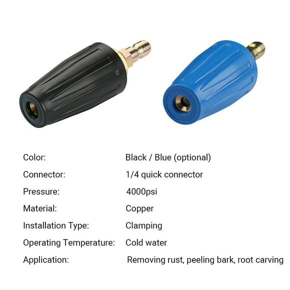 Spray Nozzle,Nozzle 4000psi Max 4000psi Max Pressure Max Pressure Nozzle Quick Remove Ads Pressure Tips Turbo Ads Bark Rust Pressure Nozzle With Tips Turbo Nozzle With 1/4'' Quick Nozzle With 1/4''
