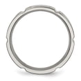 thumbnail image 2 of Auriga Fine Jewelry Titanium 6mm Grooved Band for Men Size 9.5, 2 of 6