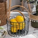 thumbnail image 2 of Cesta organizadora para huevos, contenedor de verduras, cesta metálica para frutas, alambre de gallinero Navy S, 2 of 9