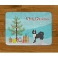 thumbnail image 4 of Carolines Treasures CK3452RUG Black & White Elo Dog Christmas Tree Machine Washable Memory Foam Mat, 4 of 4