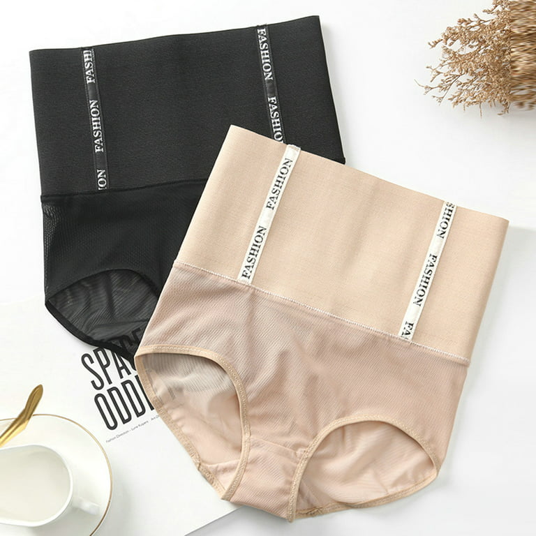dianhelloya Women Underpants High Waist Thin See-through Mesh