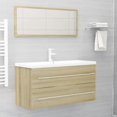thumbnail image 1 of vidaXL 2 Piece Bathroom Furniture Set Sonoma Oak Engineered Wood, 1 of 5