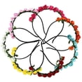 thumbnail image 4 of Jiaroswwei Rose Flower Crown Festival Headband Wedding Garland Floral Hairband Accessory, 4 of 8