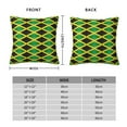 thumbnail image 3 of Jamaica Printed Decorative Square Throw Pillow Cover 18"x18", 3 of 7