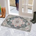 thumbnail image 5 of Bohemian Blue Ethnic Rug Door Mat Welcome Door Mat for Front Door, Home Entrance, Yard, Floor, Patio, Non Slip Spring Summer Welcome Mat Indoor Outdoor Doormat 30"*17", 5 of 6