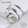 thumbnail image 1 of BFCLUB-anillos de dedo de serpiente de Color plateado para mujer, joyería Original para mujer, anillo de fiesta abierto, regalo para niñas y estudiantes, 1 of 2