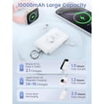 thumbnail image 3 of Power Bank RORRY Blanco 10000mAh con Cables Integrados para iPhone y Apple Watch, 3 of 6