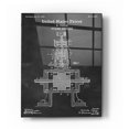 thumbnail image 1 of Epic Art 'Tesla Steam Engine Blueprint Patent Chalkboard' Acrylic Glass Wall Art, 24"x36", 1 of 3