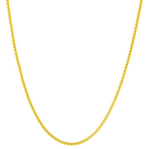 Gem Avenue - Gem Avenue Stainless Steel Gold Plated 2mm ...