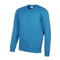 thumbnail image 1 of AWDis Academy Mens Crew Neck Raglan Sweatshirt, 1 of 2