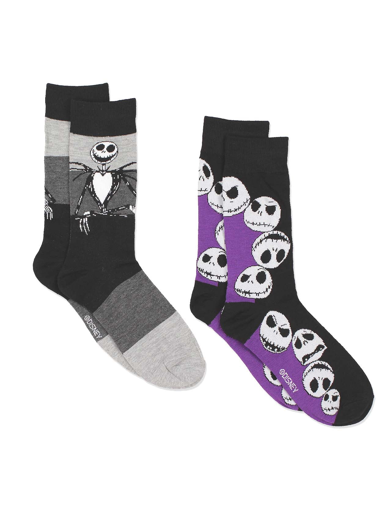 Fits Sock Size 10-13 Fits Shoe Size 6.5-12.5 Disney Nightmare Before Christmas Mens 12 Days Advent Box Men Assorted Dark 
