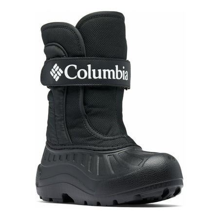Columbia Youth Powderbug Snowlite Girls' Strap Boots Color: Black White Size: 3
