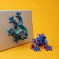 thumbnail image 4 of Colorful 3D Magnetic Articulated Frog Fridge Magnets,Fun Gift for Stress Relief,Desk Decor,and Metal Surface Attachmen, 4 of 4