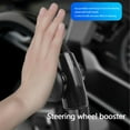 thumbnail image 4 of Xecvkr Universal Steering Wheel Knob 360° Booster Car Driving Aid ABS Anti-Slip Carbon Fiber Texture Easy Install Vehicle Maneuvering Accessory 3.35x2.17in 1 Piece, 4 of 6