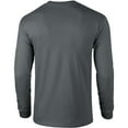 thumbnail image 2 of Gildan Mens Plain Crew Neck Ultra Cotton Long Sleeve T-Shirt, 2 of 5