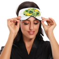 thumbnail image 4 of IAUYY Sleep Mask, Super Soft Eye Masks with Adjustable Strap, Lightweight Comfortable Blindfold,Perfect Blocks Light for Men Women A Green Palette, 4 of 7