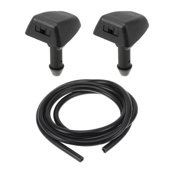 Kit de Boquillas de Lavado de Parabrisas Unique Bargains para Volvo C30 2007-2013 Boquillas de Rociado de Parabrisas Jet Limpiaparabrisas No.30655605 1 Pcs 1.5 Meter Fluid Hose