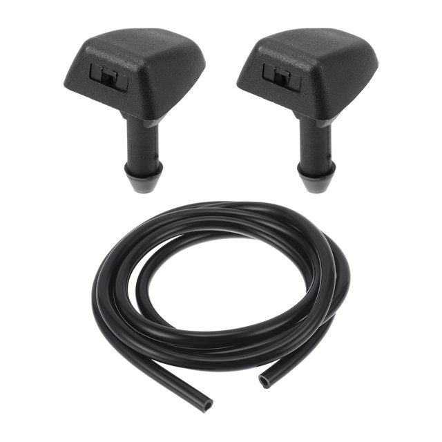 Kit de Boquillas de Lavado de Parabrisas Unique Bargains para Volvo C30 2007-2013 Boquillas de Rociado de Parabrisas Jet Limpiaparabrisas No.30655605 1 Pcs 1.5 Meter Fluid Hose