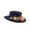 D, variant on Black Wide Brim Floral Hat for Women, Elegant Sun Hat for Weddings, Parties, Outdoor Events, Summer Fashion Accessory