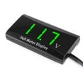 thumbnail image 2 of 1pcs multi-color 12V digital LED display voltage surface panel meter for car, 2 of 4