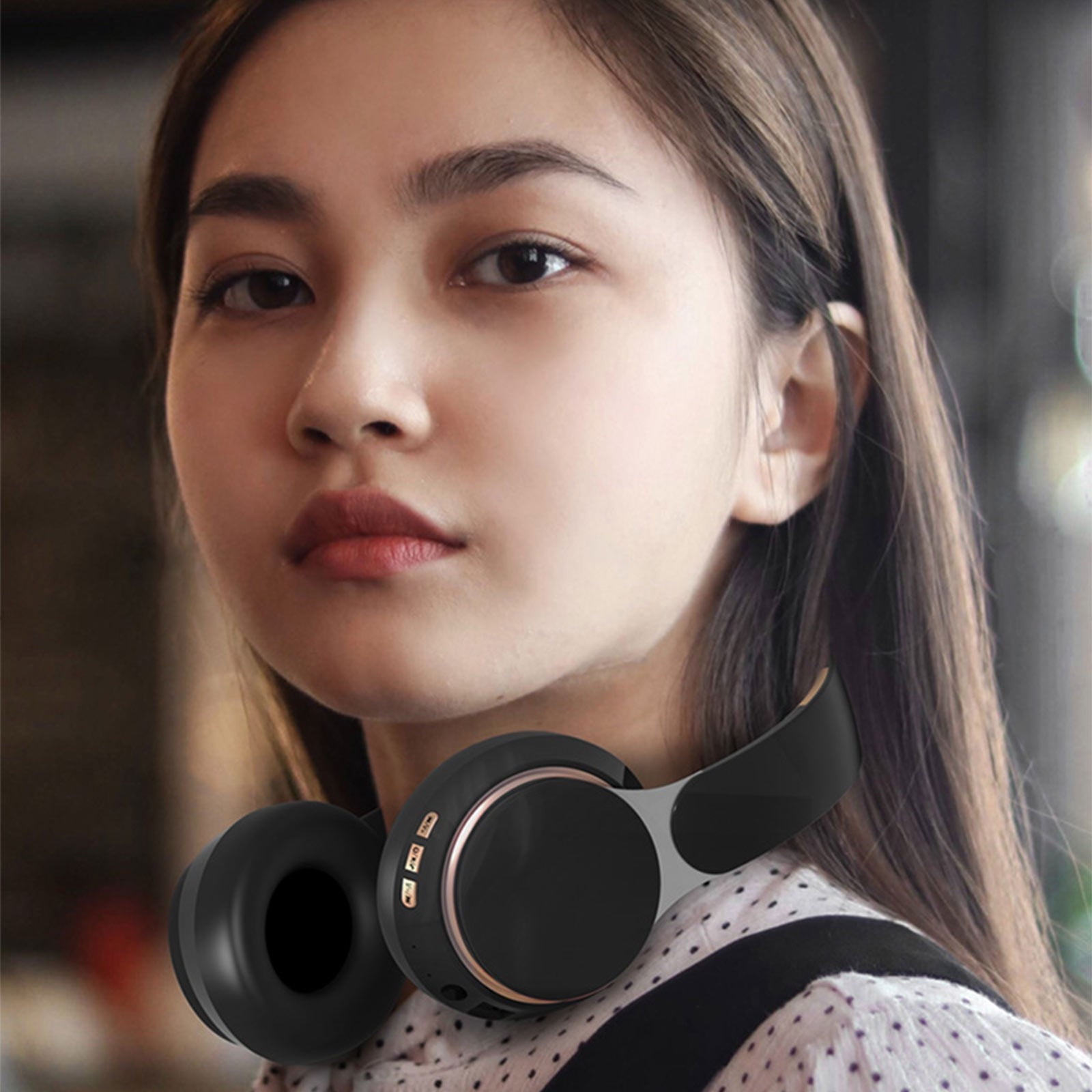 Noise Cancelling Headphones: Wireless Over Ear Bluetooth Headphones with 130H Playtime - Hi-Res Sound Custom EQ via App Deep Bass Comfort Fit Ear Cups for Travel Home Office,Black