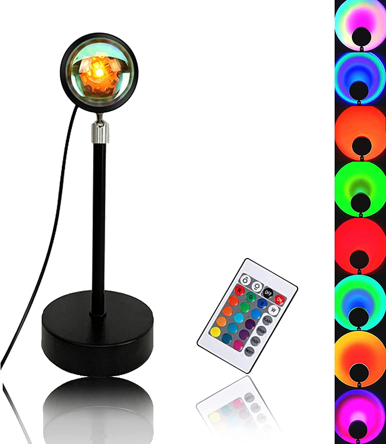 Sunset Lamp Projection 16 Color Changing Projector LED Night Light