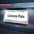 thumbnail image 5 of 2Packs License Plate Frames with Gradient Geometric Abstract Pattern Includes Screws & Caps Full Accessories Included Size 6.3x12.2inch(16x31cm), 5 of 8