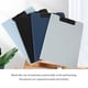 thumbnail image 4 of Methold Sala de reuniones Archivo A4 Portapapeles vertical Contratista Clip Board Cartas Organizador Carpeta Suministros de oficina Papelería Carpetas de archivos Azul oscuro, 4 of 6