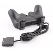 Wired Gaming Controller Gamepad Joysticks Black Playstation 2