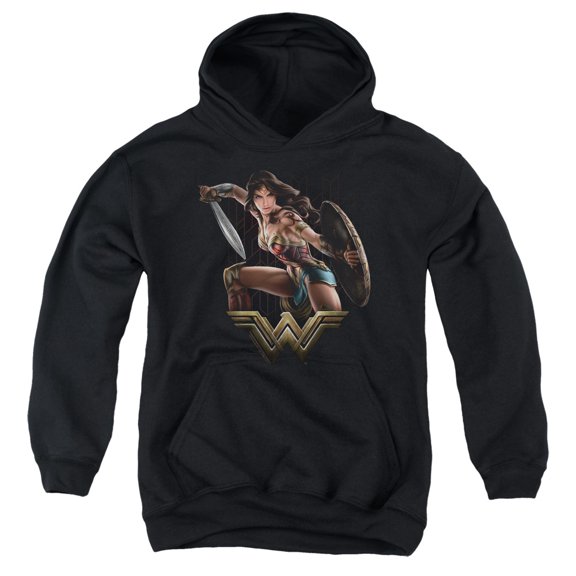 Wonder Woman Movie - Fight - Youth Hooded Sweatshirt - X-Large