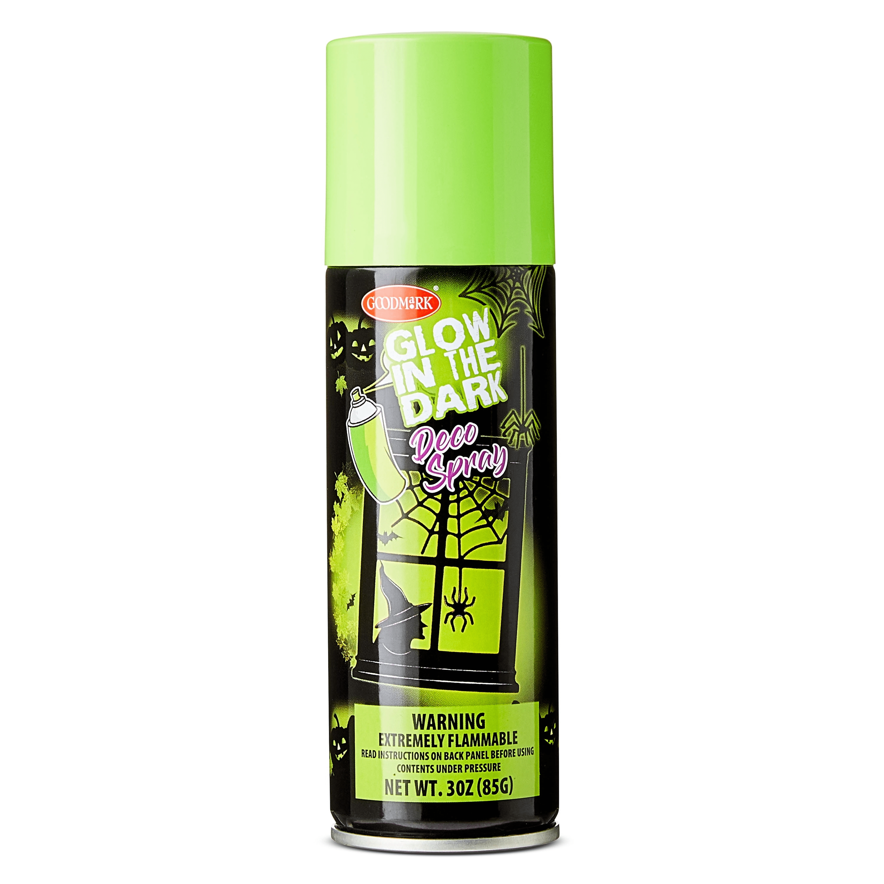 Glow in the Dark Deco Spray, Halloween Outdoor Decor, Net Wt. 3oz, by Goodmark