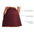 thumbnail image 4 of Falda CRZ YOGA Mini de Cintura Alta con Cordón y Bolsillos XL, 4 of 5