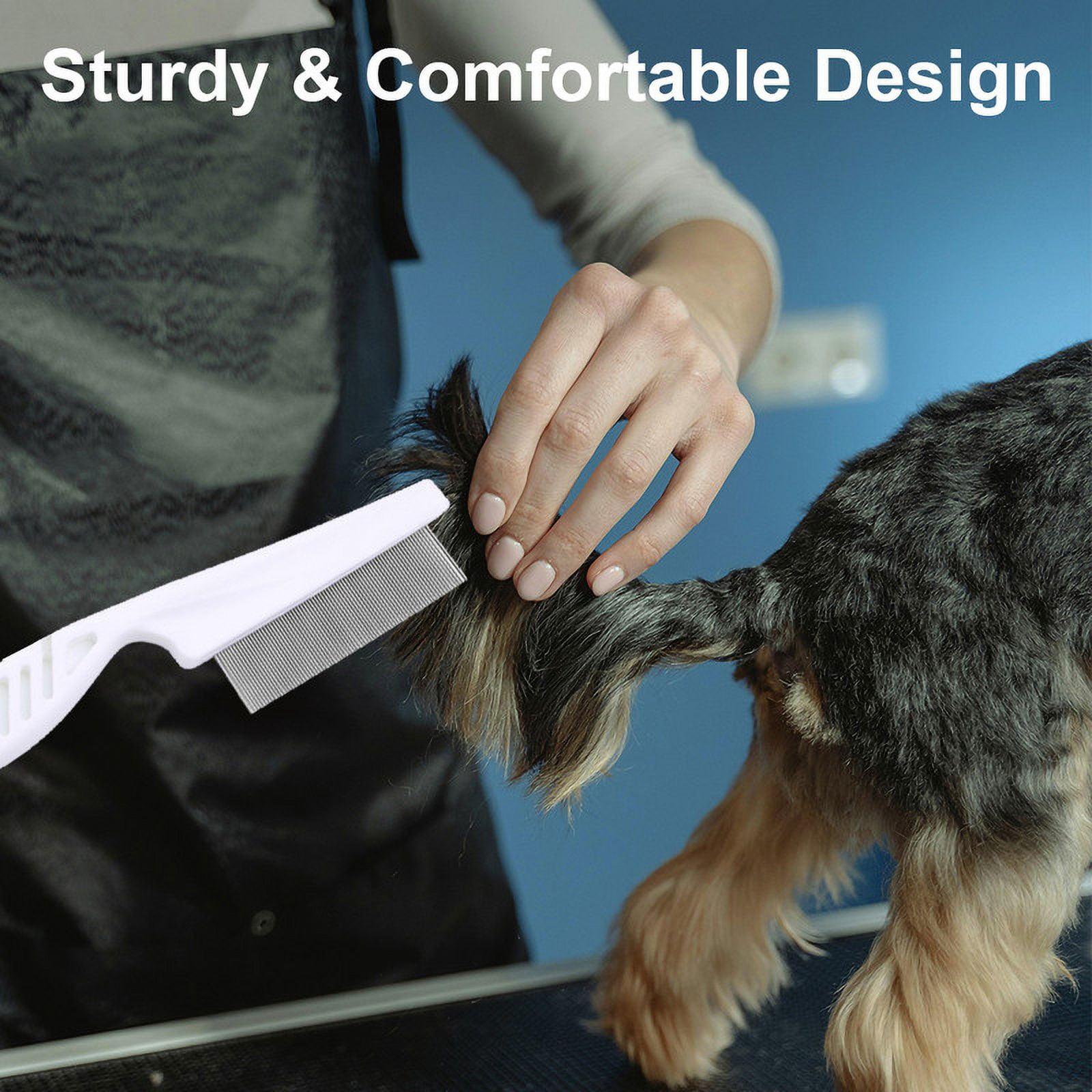 LNJBABAO Set of 3 Cat Brush Undercoat Rake for Dogs Grooming Supplies for Matted-Haired Pets
