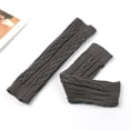 thumbnail image 5 of Pitauce Womens Cable Knitted Long Leg Warmers High Socks Boot Socks Winter Ankle Heap Sock, 5 of 5