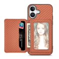 thumbnail image 1 of Case For FOXDOCK iPhone 16 Plus Stand Function RFID Blocking Magnetic Card Holder Complete Camera Safety, 1 of 5